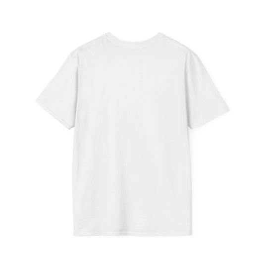 Abstract Portrait Unisex Softstyle T-Shirt - Artistic Graphic Tee for Creative Souls